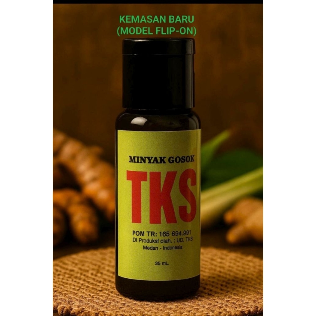 MINYAK PARAM TKS 35ML - Minyak Gosok TKS 35 ML KACA
