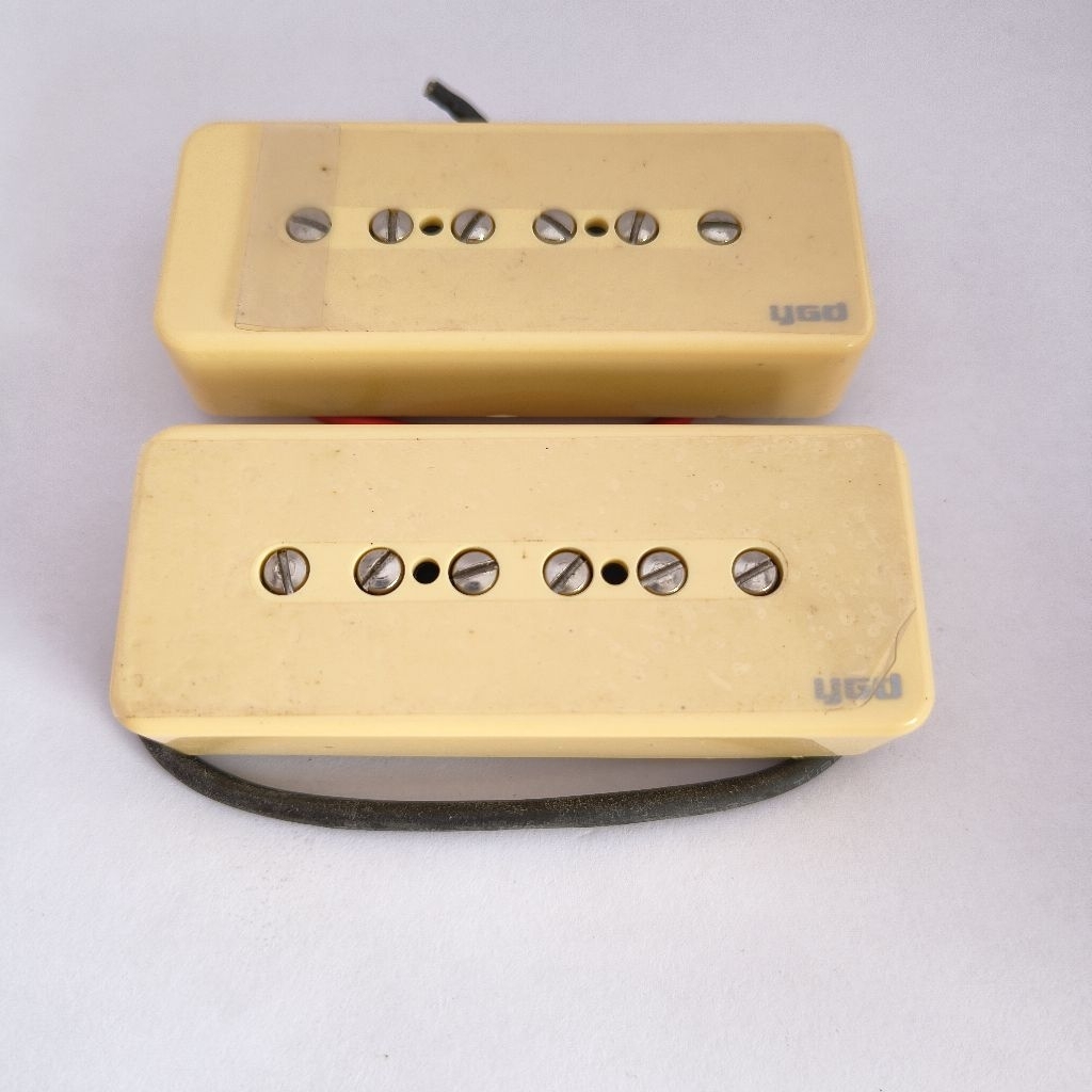 Pickup Gitar Yamaha YGD High SPECS model Seymour P90 Germany Silver Plate Brained Cable