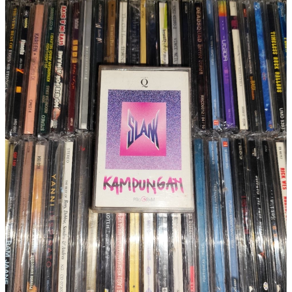Kaset Slank - Kampungan Hits Singles Mawar Merah, Terlalu Manis, Bali Bagus