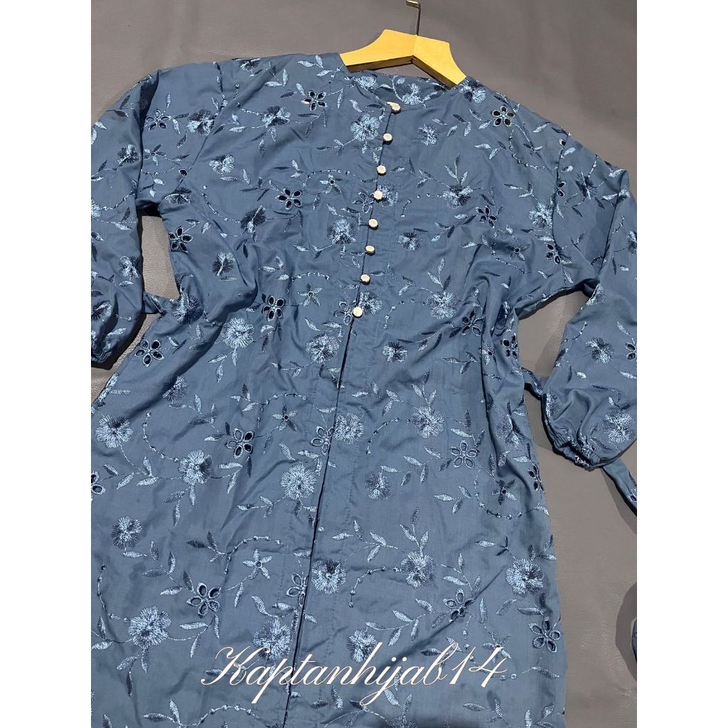 Outer Tunik Katun Bordir /Atasan katun bordir