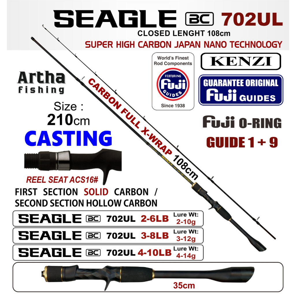 JORAN KENZI SEAGLE CAST 702UL - 210 CM