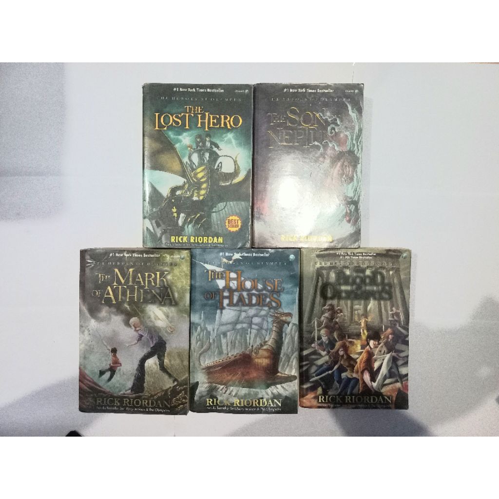 (Bekas/Preloved) SET Heroes of Olympus Series 1-5 Rick Riordan