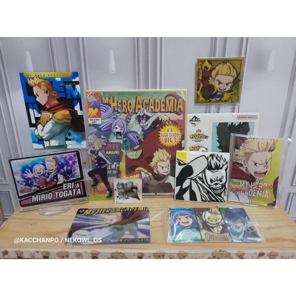 AAB Mirio Togata / Lemillion Official Merchandise My Boku No hero Academia Merch BNHA MHA Akrilik St