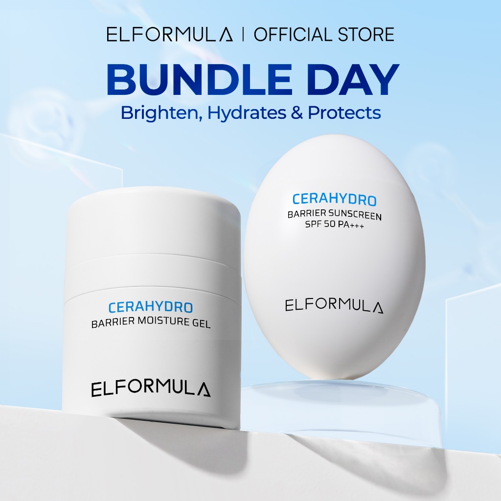 ELFORMULA Bundle 2in1 - CeraHydro Barrier Repair Moisture Gel + CeraHydro Barrier Repair Sunscreen S