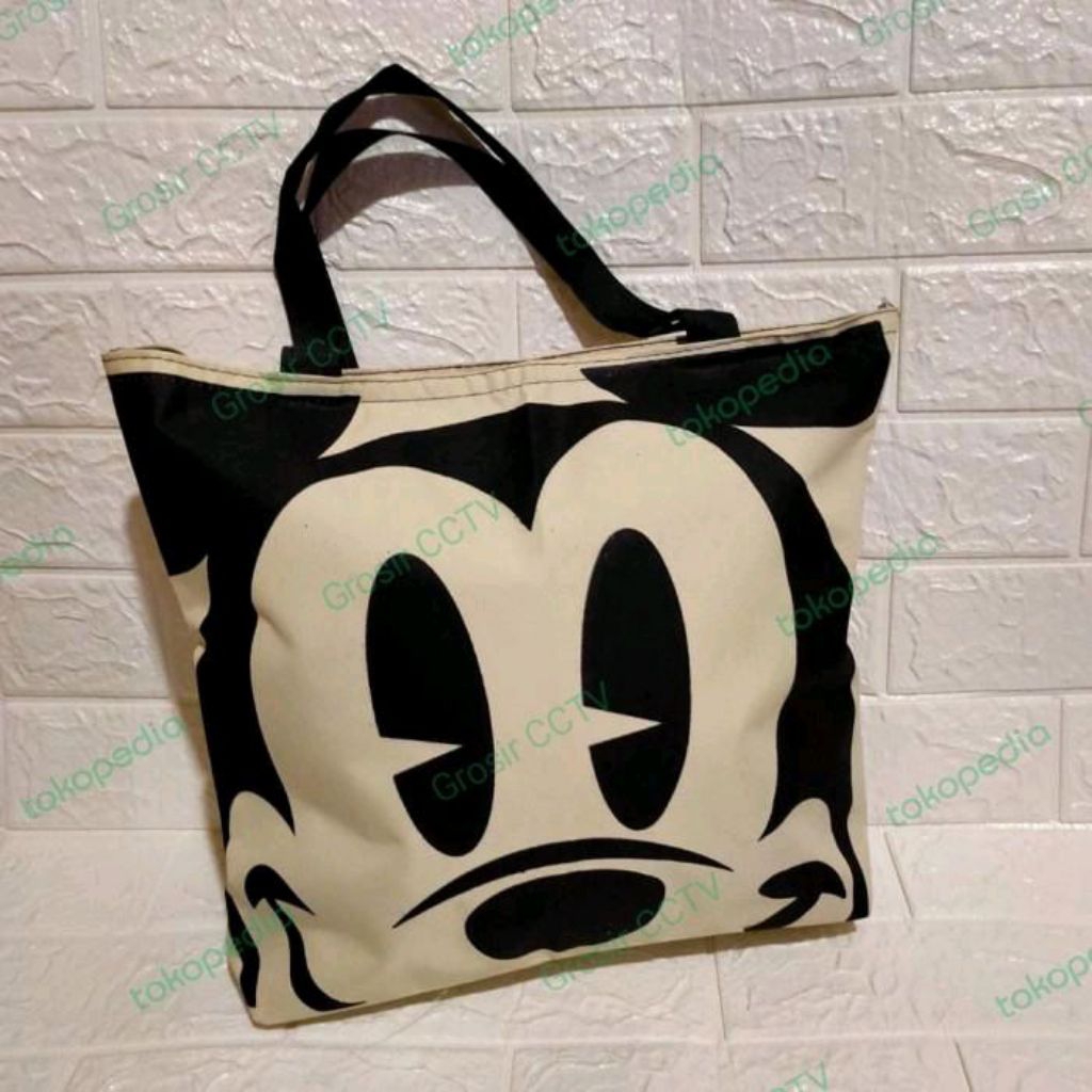 Tas mickey mouse/tas minnie mouse/tas mickey minnie/totebag mickey mouse/tas disney/disney shopping 