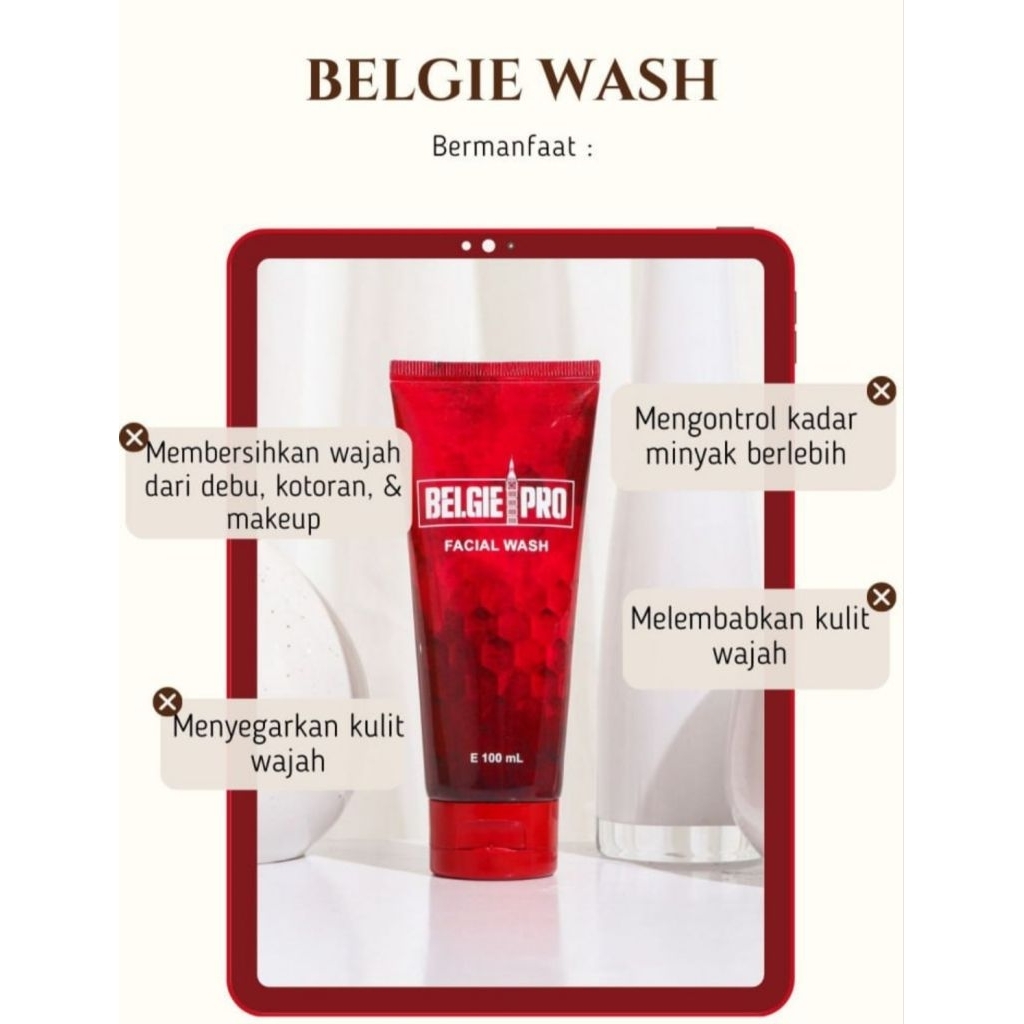 BelgiePro Facial wash
