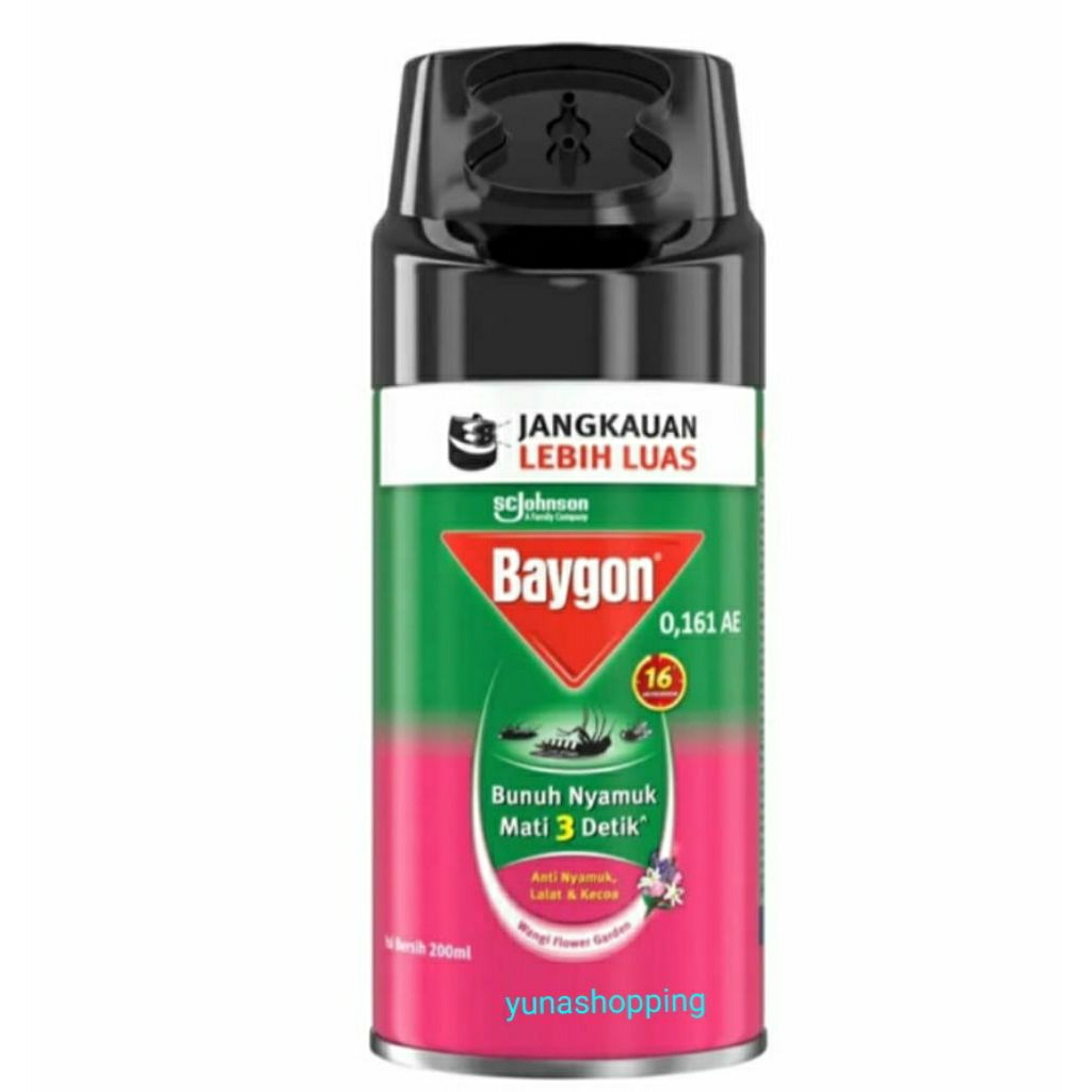Baygon wangi flower garden 200ml