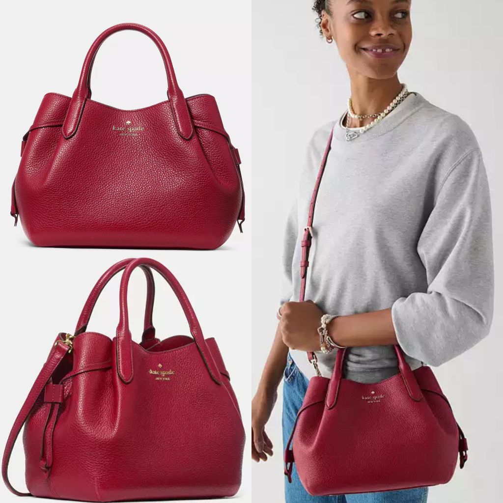 KS dumpling small satchel perfect cherry