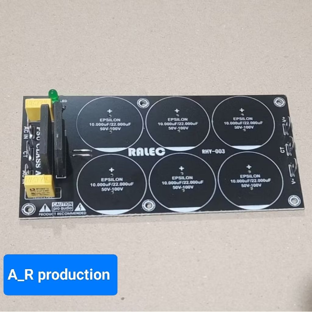 Psu class AB 6 elco non elco/Pcb psu 6 elko class AB