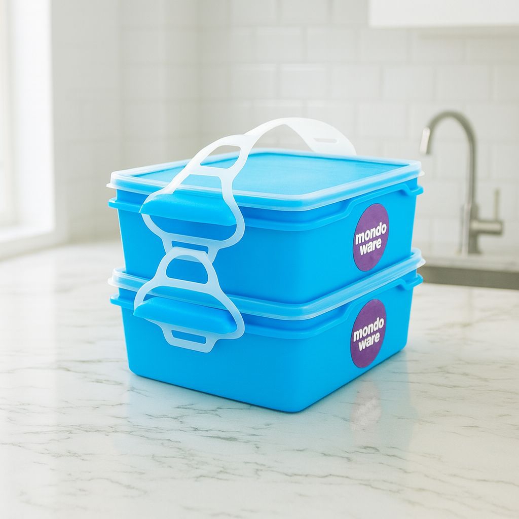 rantang makanan kotak - rantang susun 2 susun