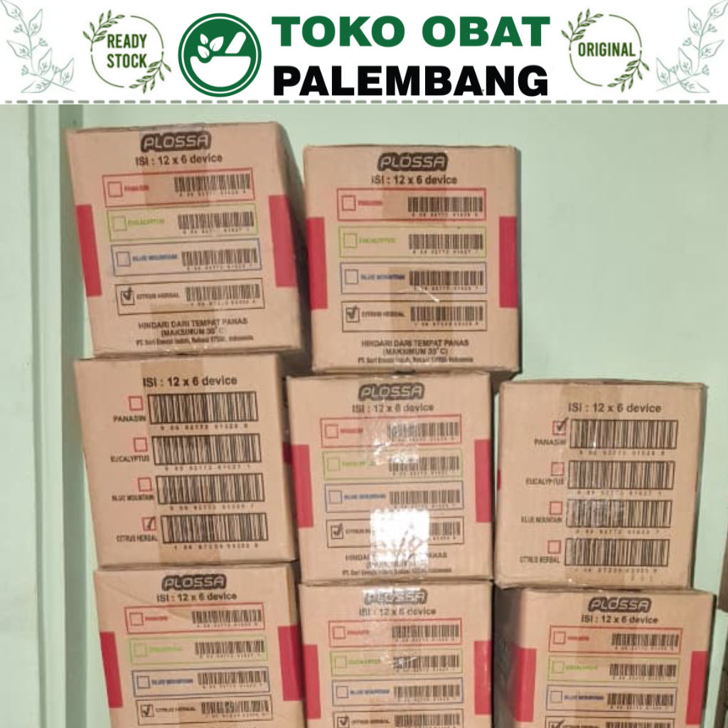 1 KARTON ISI 72 PLOSSA BESAR 10ML 4 in 1 ROLL ON INHALER Aromatherapy Minyak Angin Roll On PRESS SOO