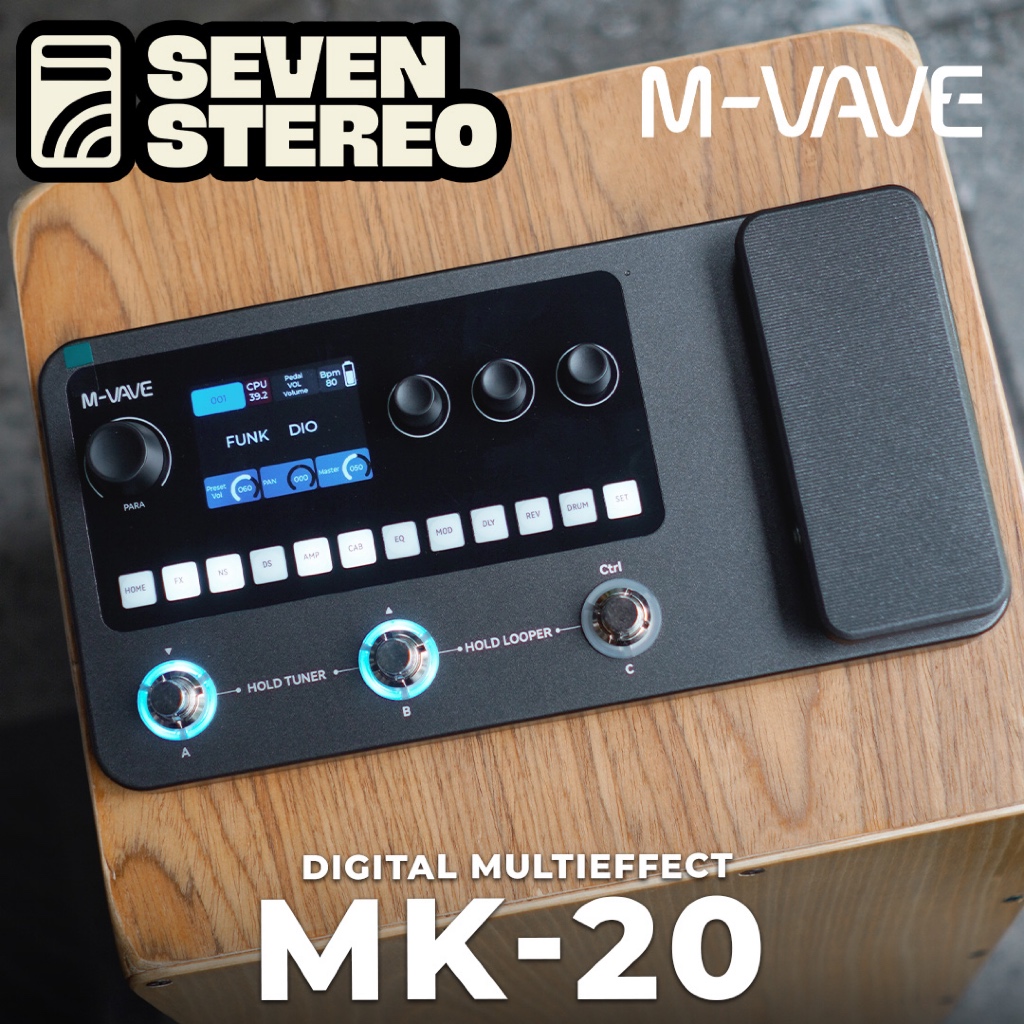 M-Vave MK-20 Digital Multi Effect - MVAVE MK20 Effect Pedal