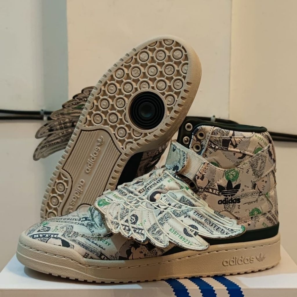 Sepatu Adidas Forum Wings 1.0 Jeremy Scott money