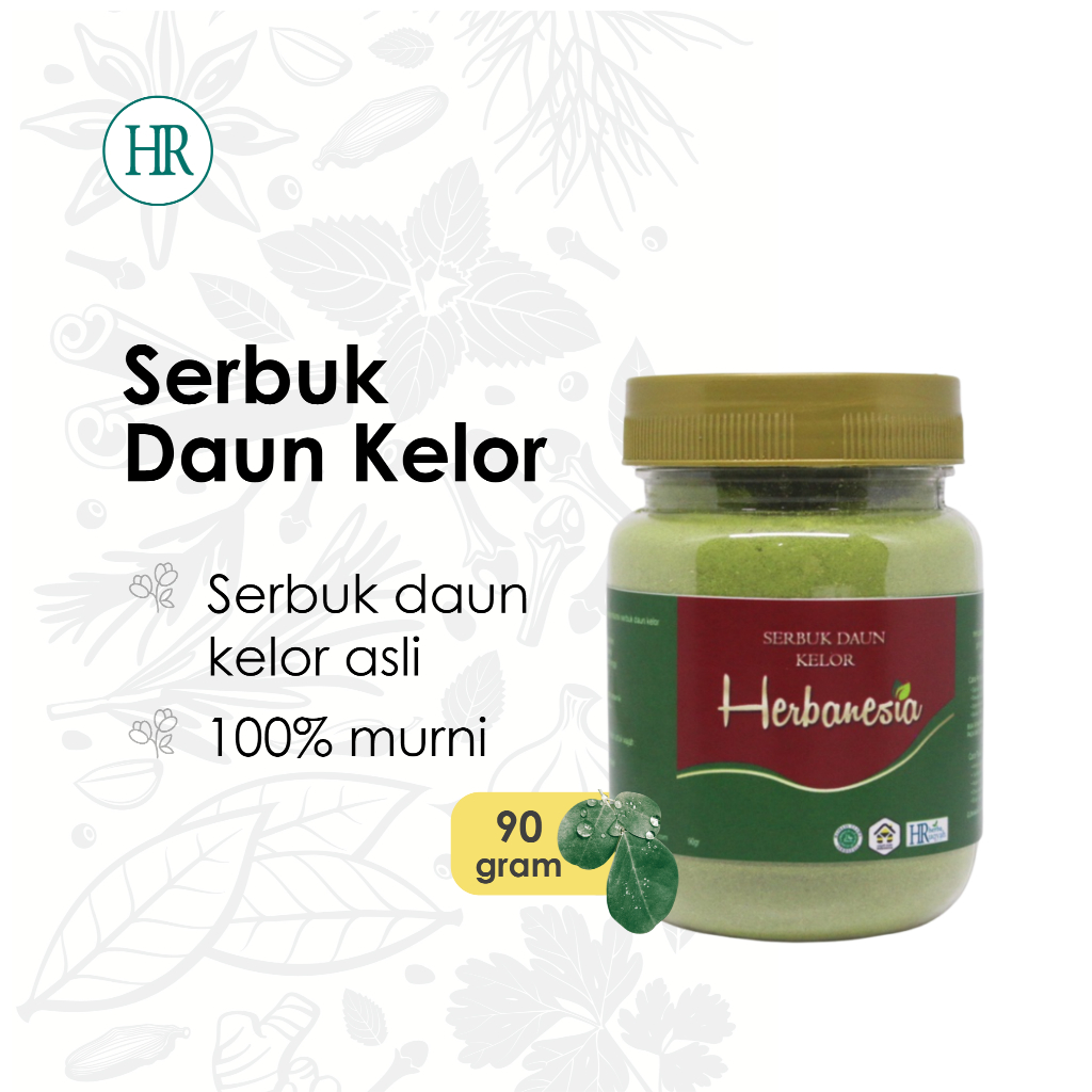 HR Serbuk Daun Kelor | Masker Wajah Herbal Daun Kelor Antioksidan