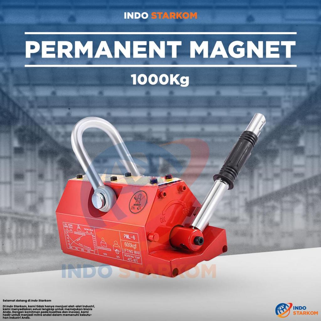 Permanent Magnet Lifter 1000 Kg Magnet Pengangkat 1000Kg
