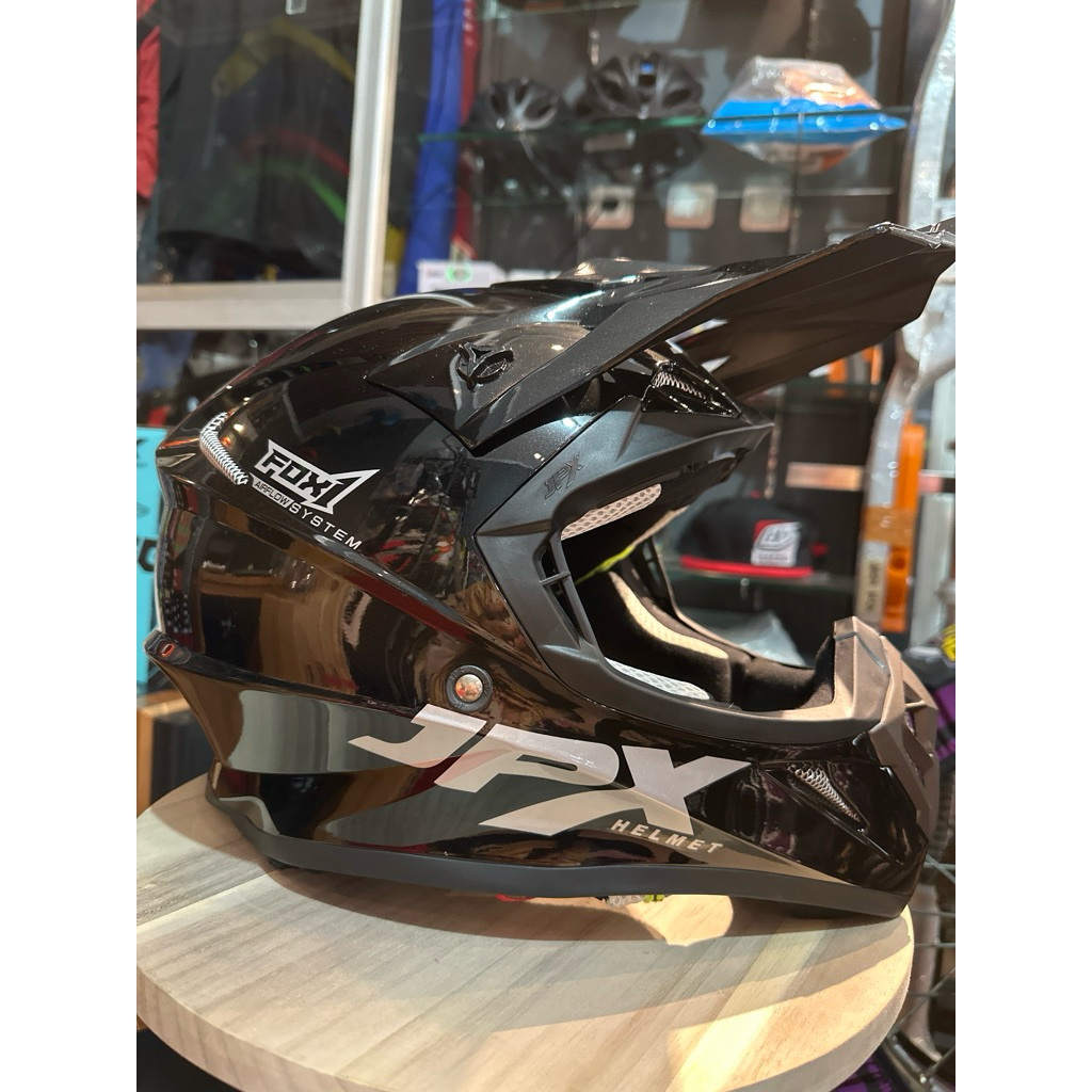 Helm JPX cross Helm trail JPX helm balap Helmet JPX Cross dewasa size XL diameter 61-62