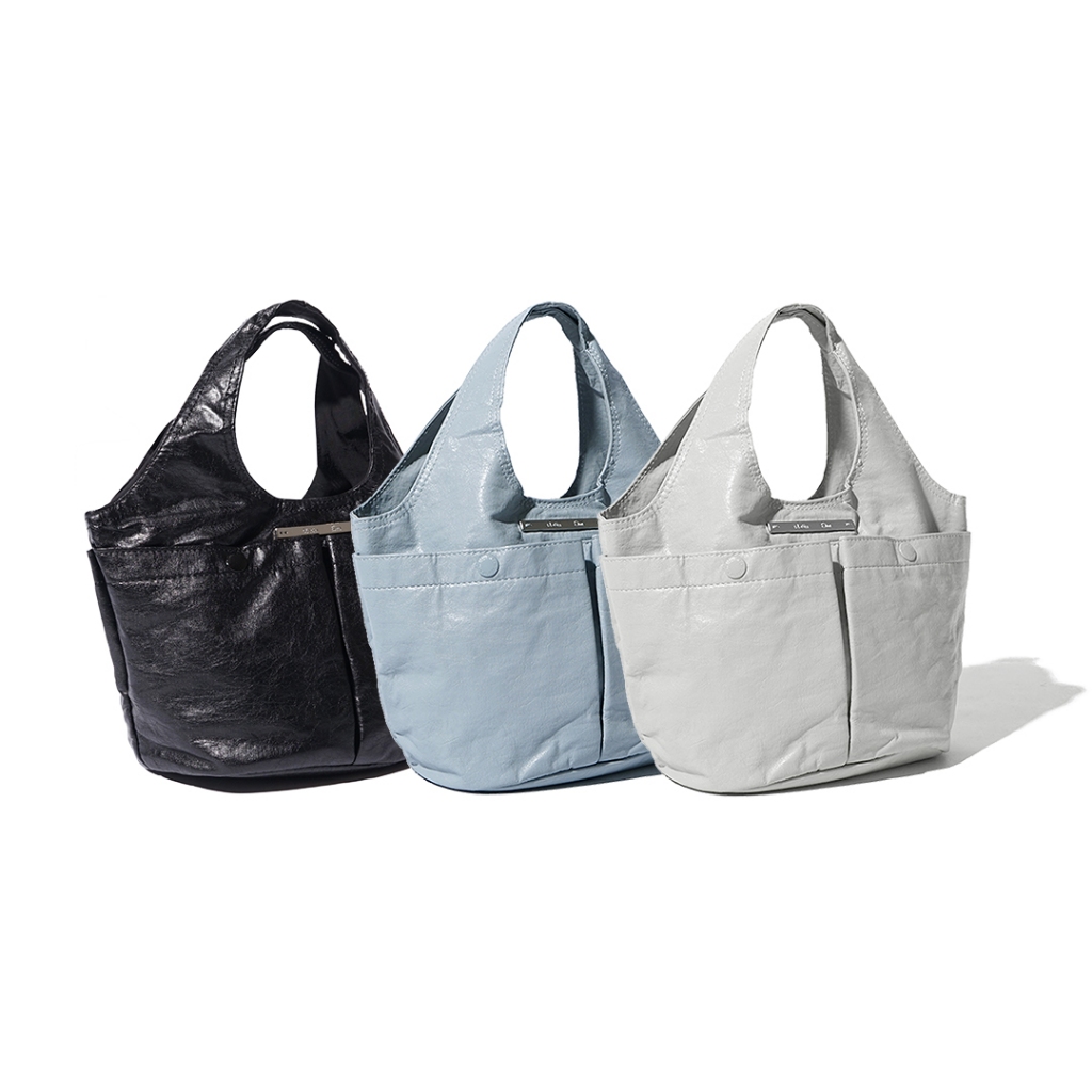 Matin Kim Double Pocket Wrinkle Tote Bag