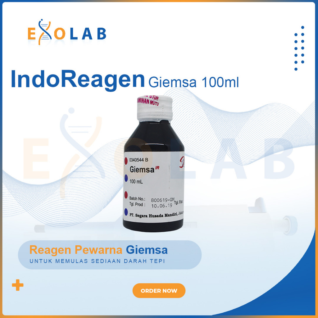 Indo Reagen Giemsa 100ml / Pewarna Giemsa 100ml