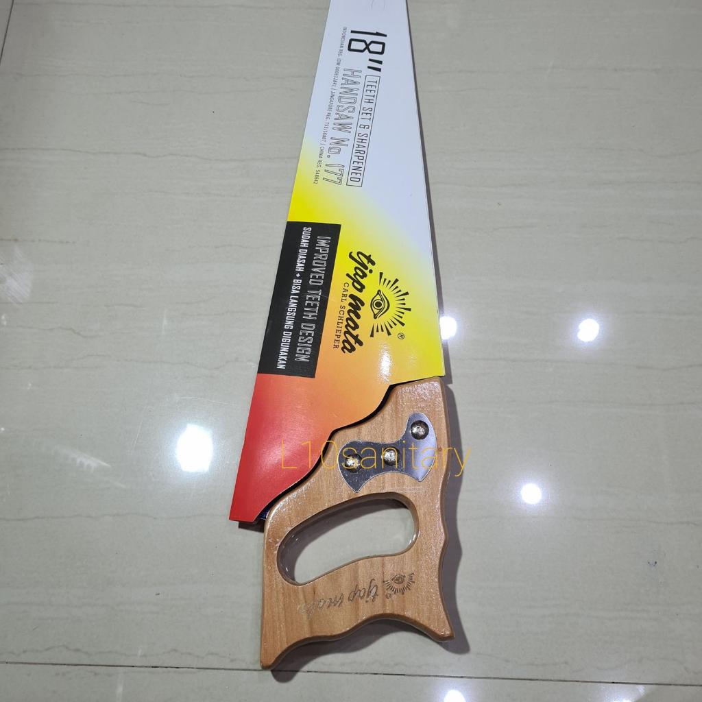 gergaji kayu tjap mata 18" / gergaji kayu bagus 18" / pemotong kayu TJAP MATA