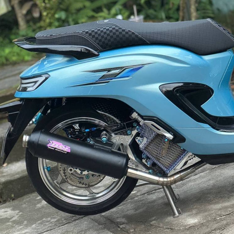 DSL Muffler - Knalpot Racing Luster Mode Original | PNP Semua Motor Matic | Suara Gahar & Tahan Lama