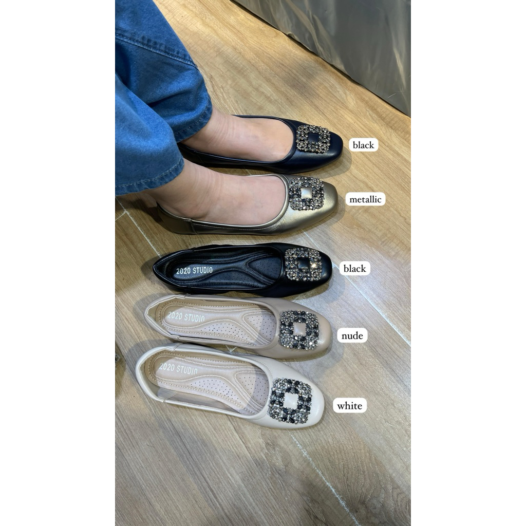 SENDAL IMPORT WARNA NUDE THAI MEREK STUDIO 2020 BARU