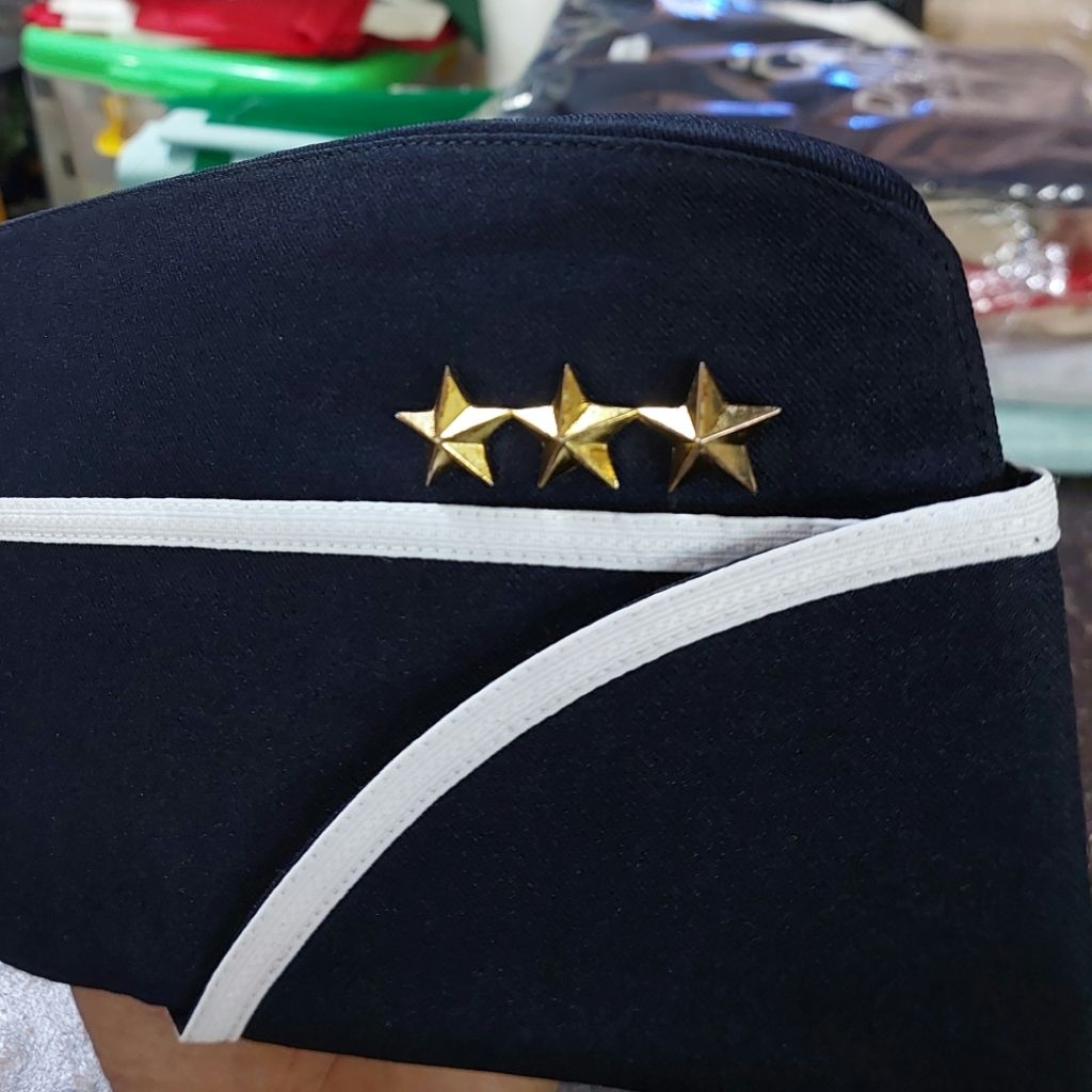 Pin Bintang 3 Segi 5 Untuk Topi mut TNI