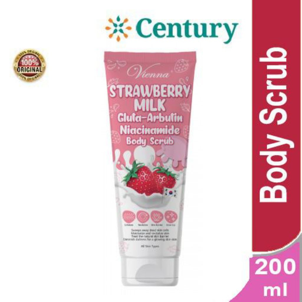 VIENNA B.SCRB STRAWBERRY MILK 200ML
