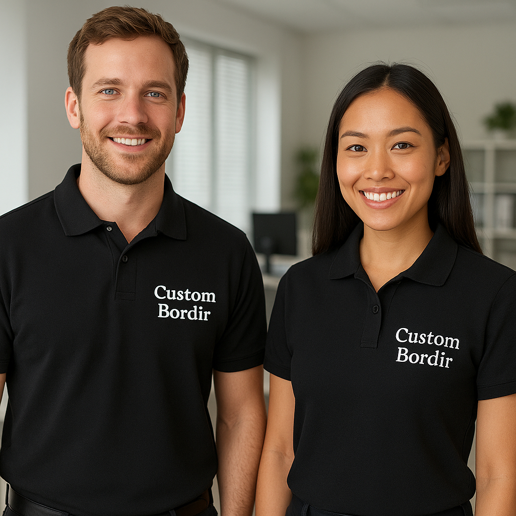 CUSTOM BORDIR Polo shirt premium