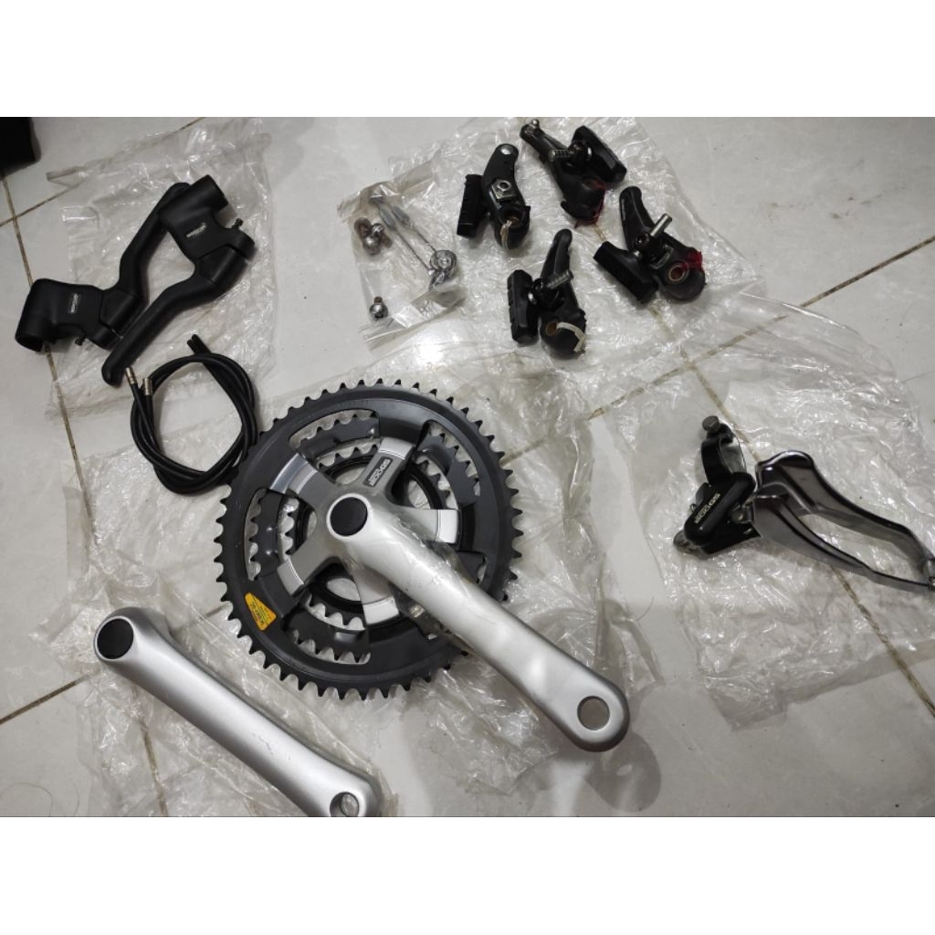 Mini GROUP SET Shimano 200GS NOS baru stok lama