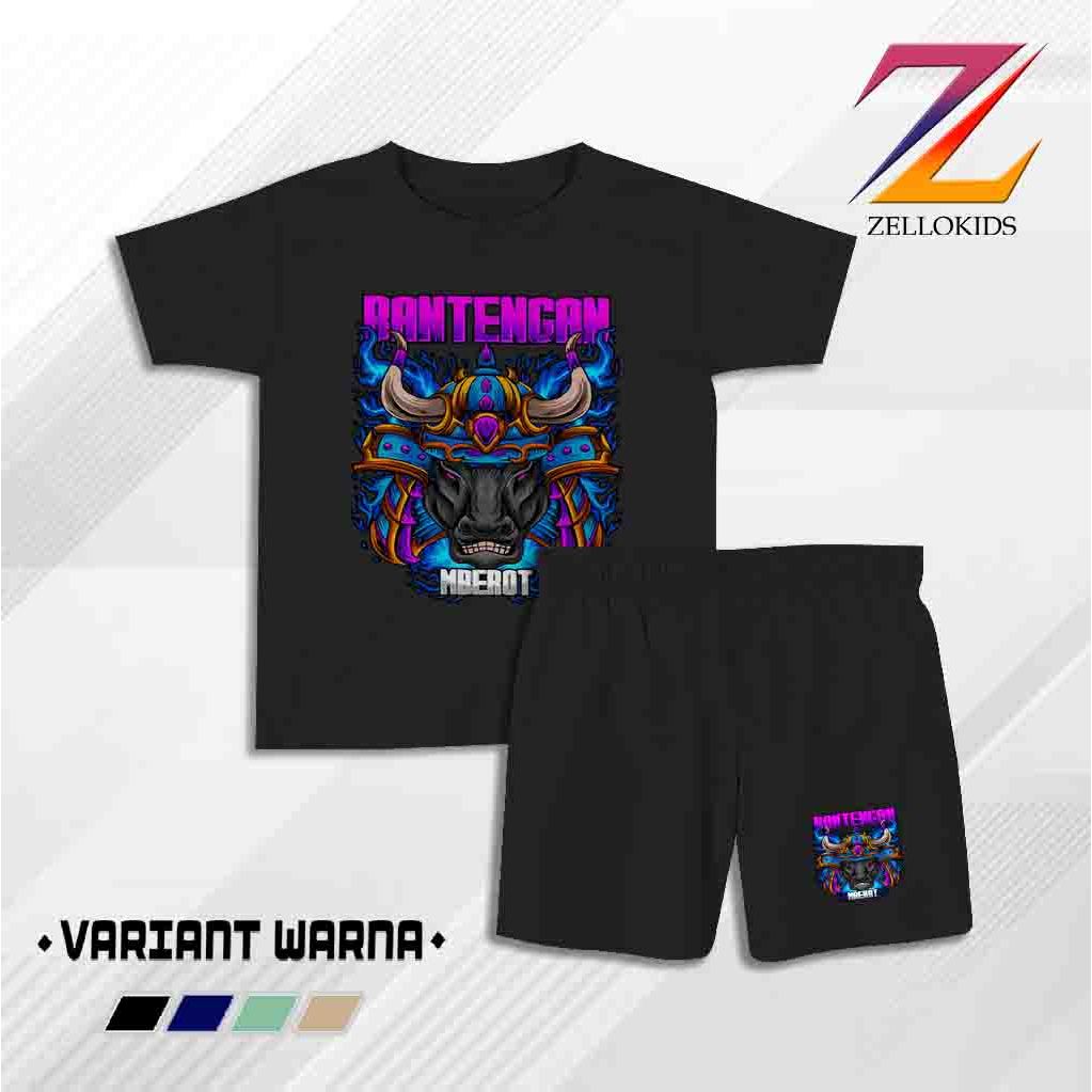 BAJU KAOS ANAK SETELAN VIRAL BANTENGAN SAPI MBEROT JARANAN MALANGAN LAKI LAKI DAN PEREMPUAN