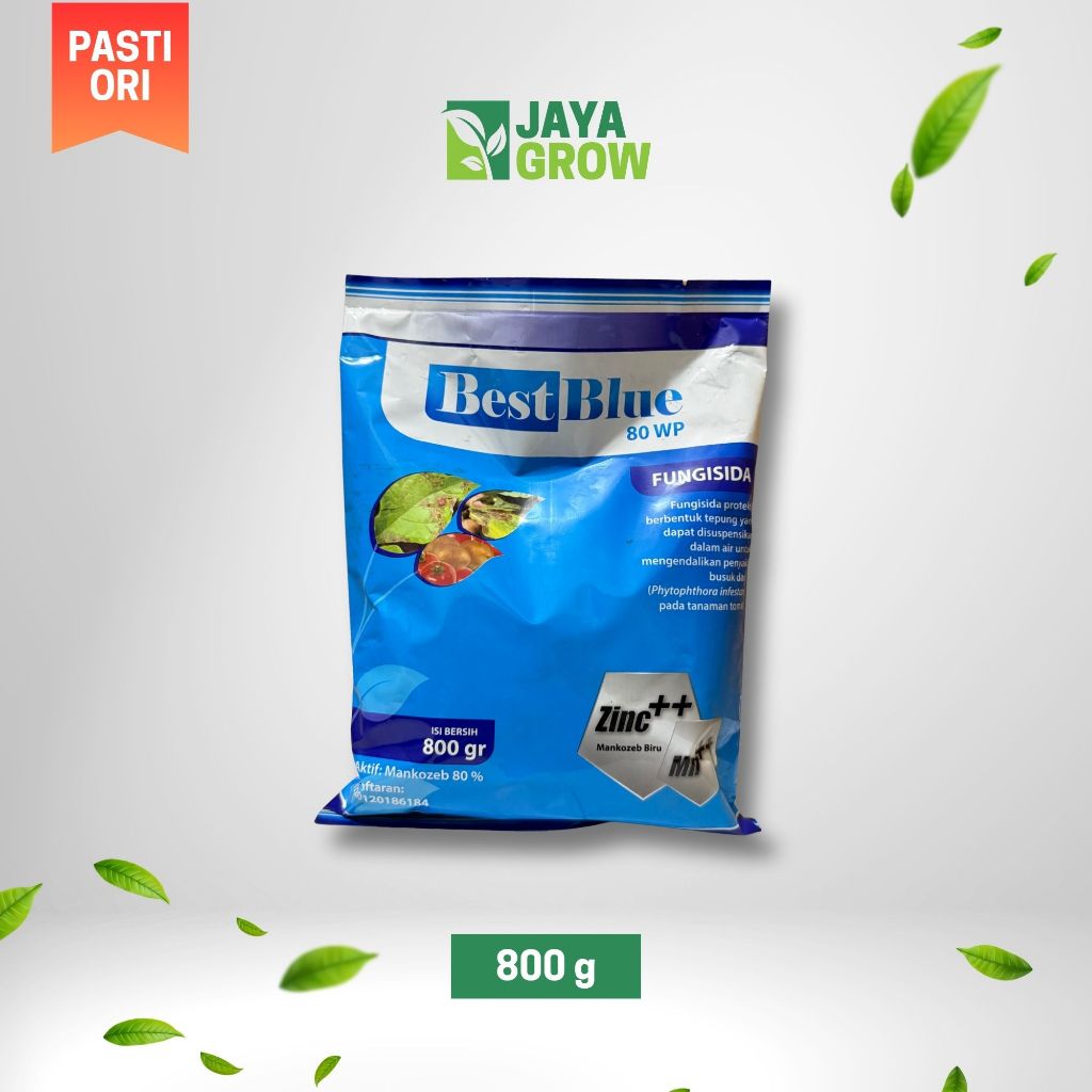 Best Blue 80 WP Fungisida | Obat Busuk Daun Tomat, Obat Fungi | 800 gr