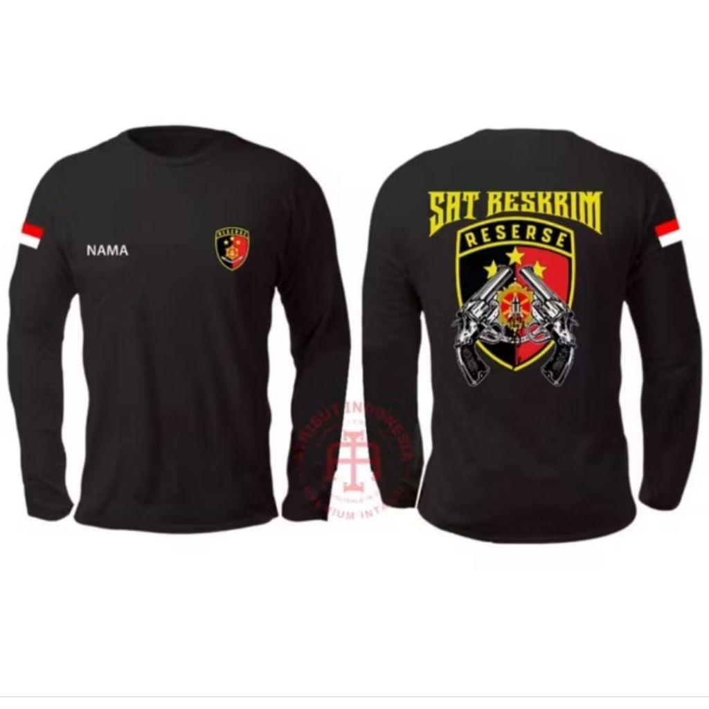 Kaos T-shirt - Sat Reskrim Reserse - Kaos Distro unisex