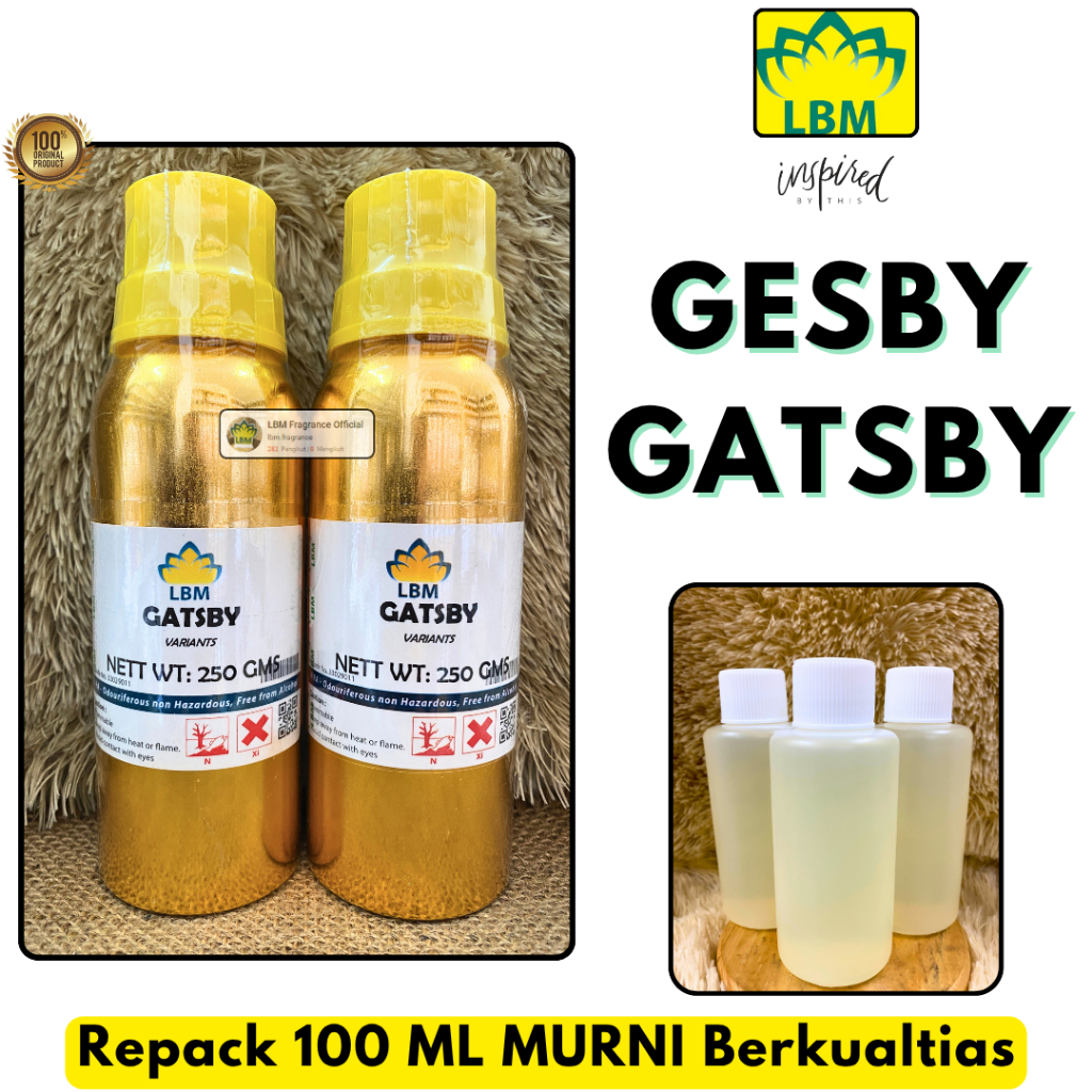 Bibit Parfum LBM - GESBY Repack 100 ML MURNI LBM Fragrance