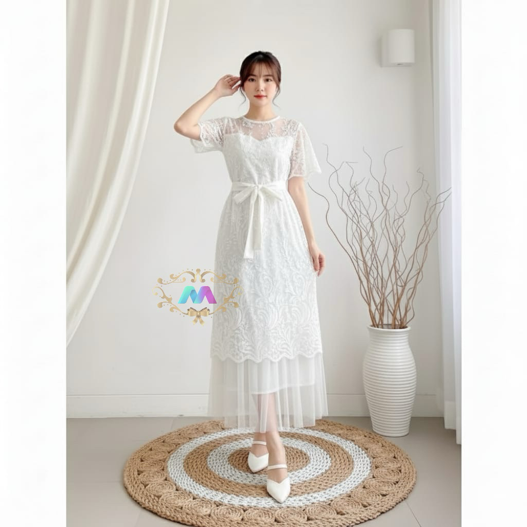 Dresh Jumbo Model Baru Seragam Bridesmaid Cewek Viral Dress Batik Natalan Terbaru 2025 Dris Wedding 