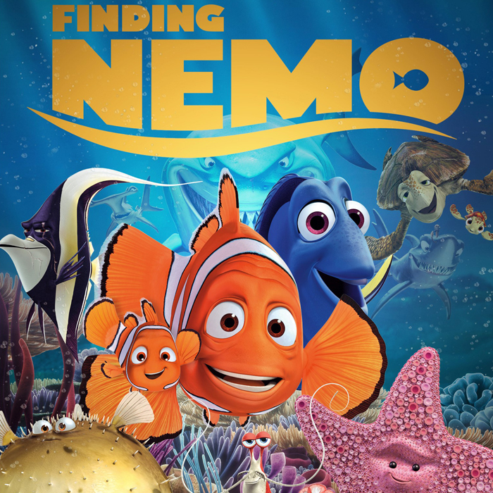 kaset DVD film anak animasi Finding Nemo (2003)