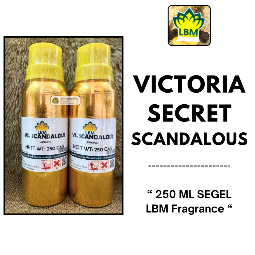 Bibit Parfum LBM Fragrance // VS SCANDALOUS Murni SEGEL 250 ML Alumunium - Biang Parfum Murni Tahan 