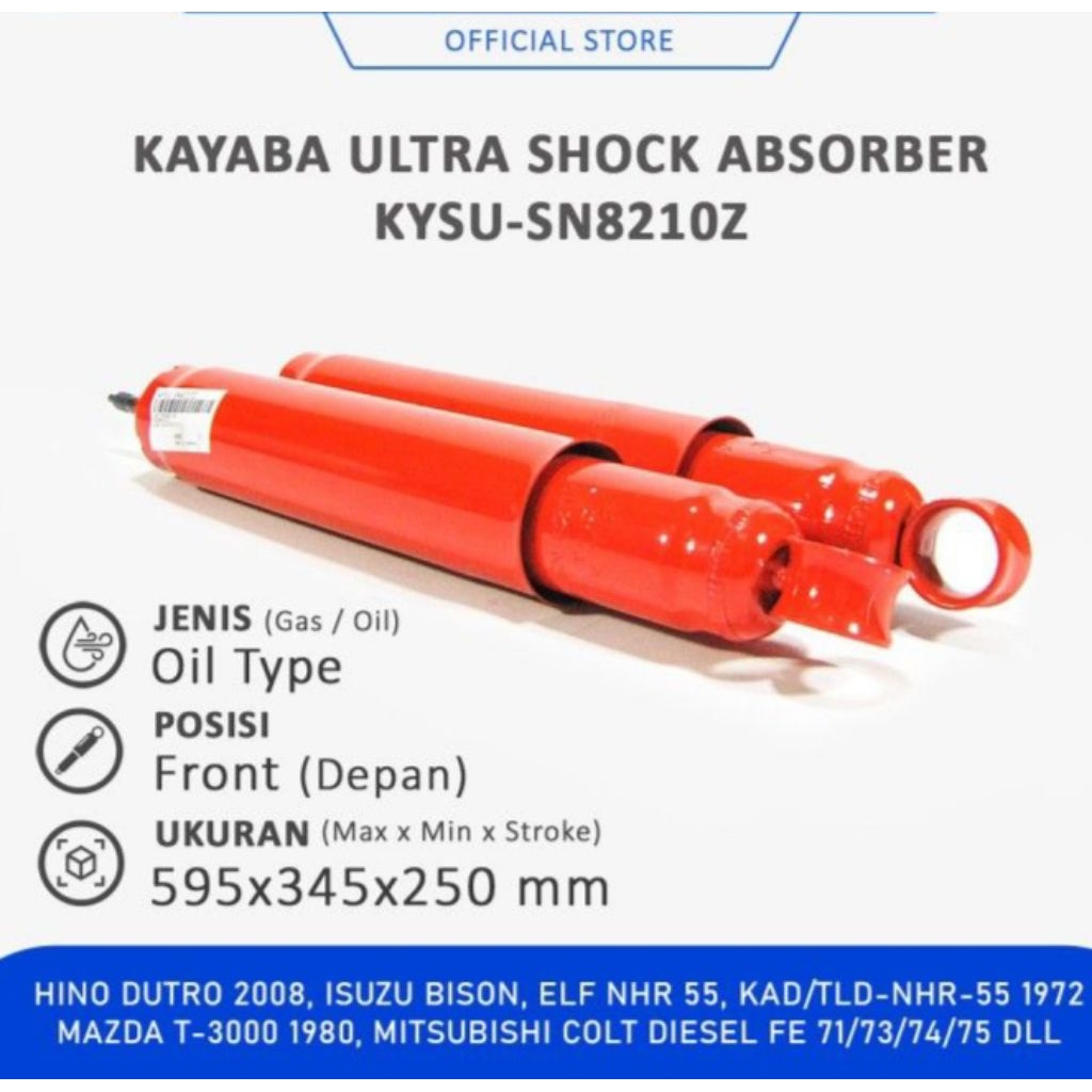 Shock depan CANTER all Type Dina Rino Kayaba Ultra Ori SN8210Z