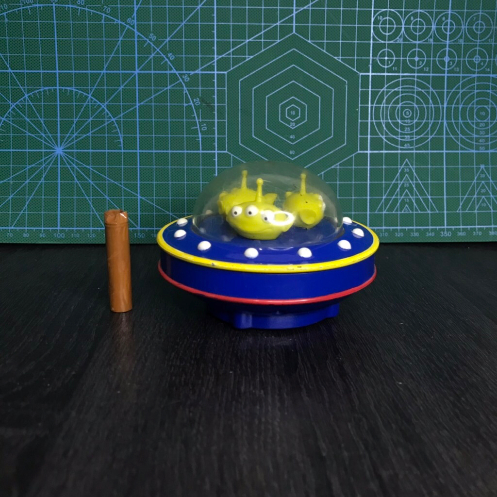 Toy Story Little Greenman Alien Spaceship UFO Vehicle Figure Disney Pixar Maxx [PRELOVED]