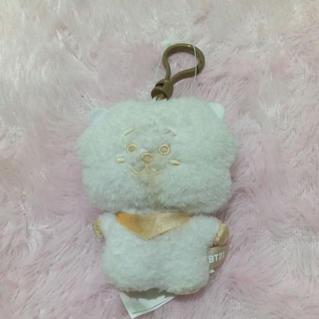 PRELOVED BT21 RJ BAGCHARM GOLD