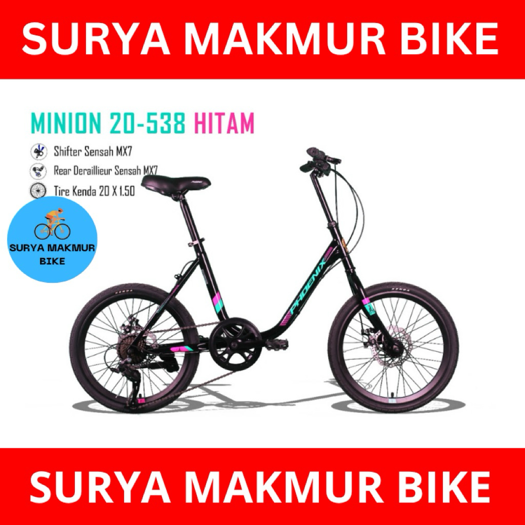 Sepeda Minion 20 Phoenix 538 New 7 Speed