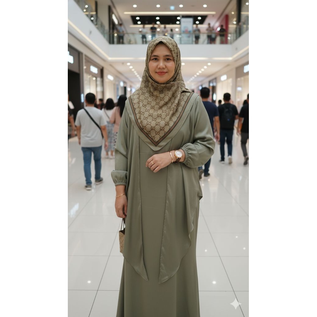 Gamis 2in1 (outer + inner)