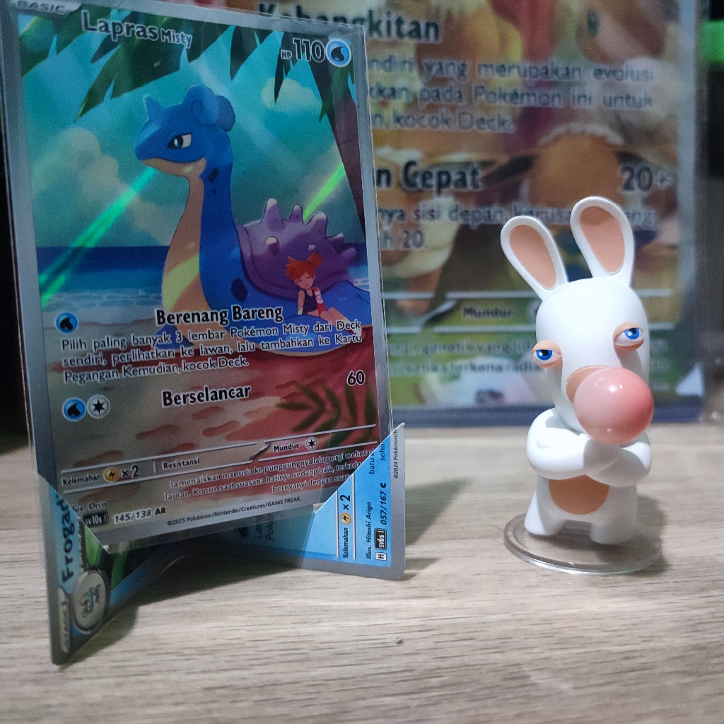 LAPRAS MISTY AR sv10s KEHADIRAN JUARA    145/138 AR    Pokemon TCG Card Bahasa Indonesia    SUDAH TE