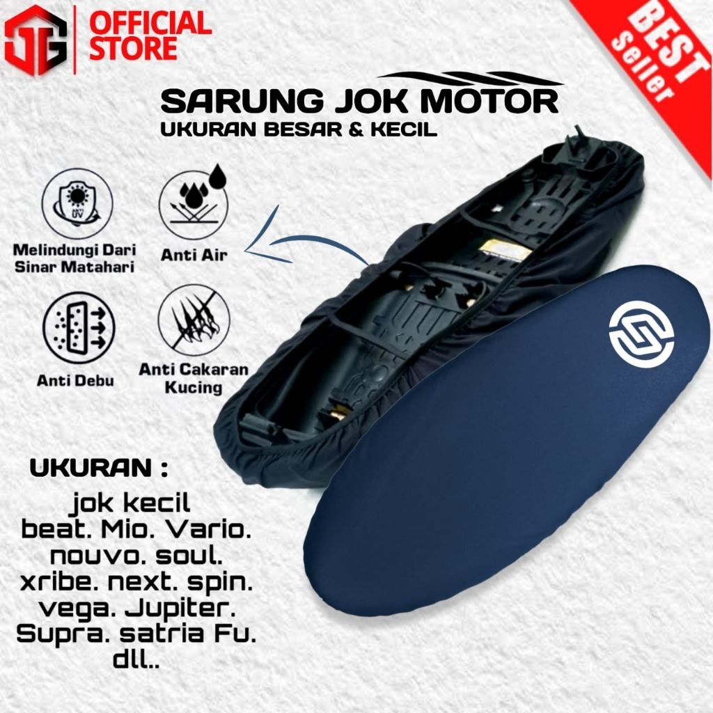 Cover jok motor Sarung jok Motor anti cakar kucing & anti /anti rembes