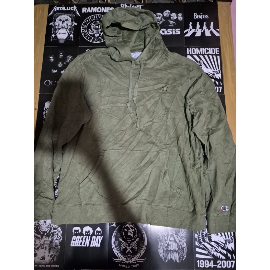 Vintage Champion Army Hoodie(XL)