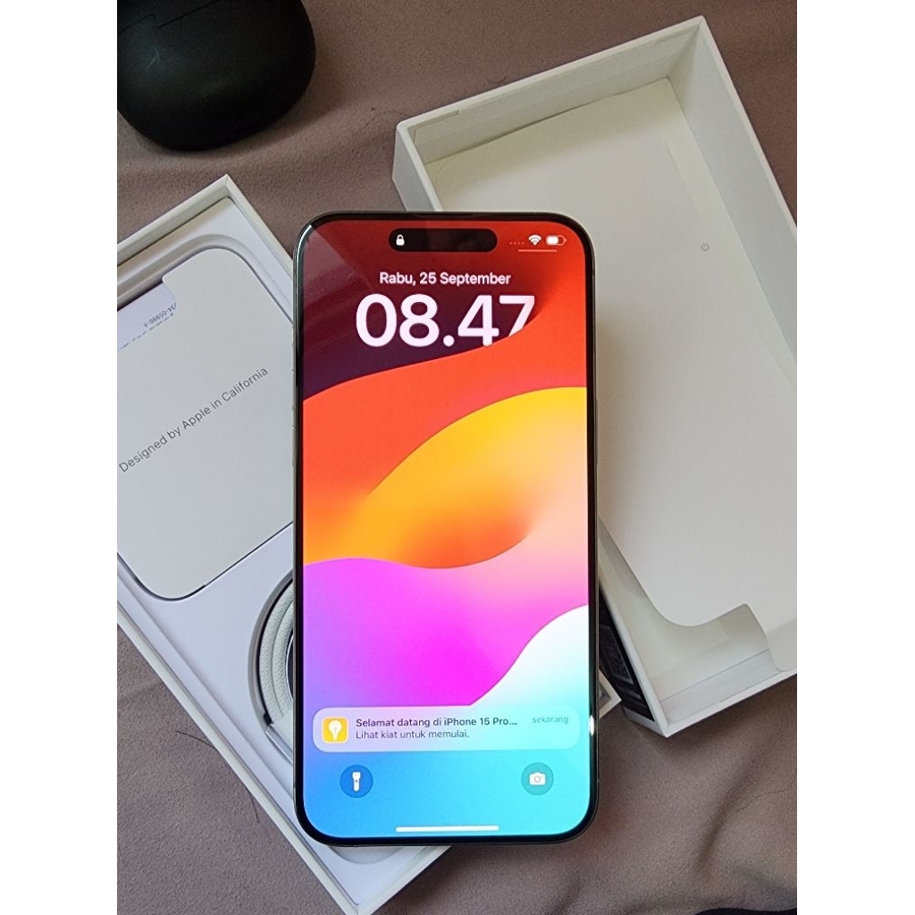 iPhone 15 Pro Max IBOX — 256GB TITANIUM — Mulus Like New