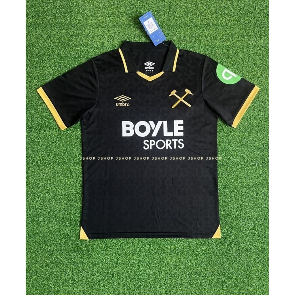 Jersey Kaos Baju Sepak Bola Westham West Ham Utd United Home Away 3rd Third Hitam Black Training Lat