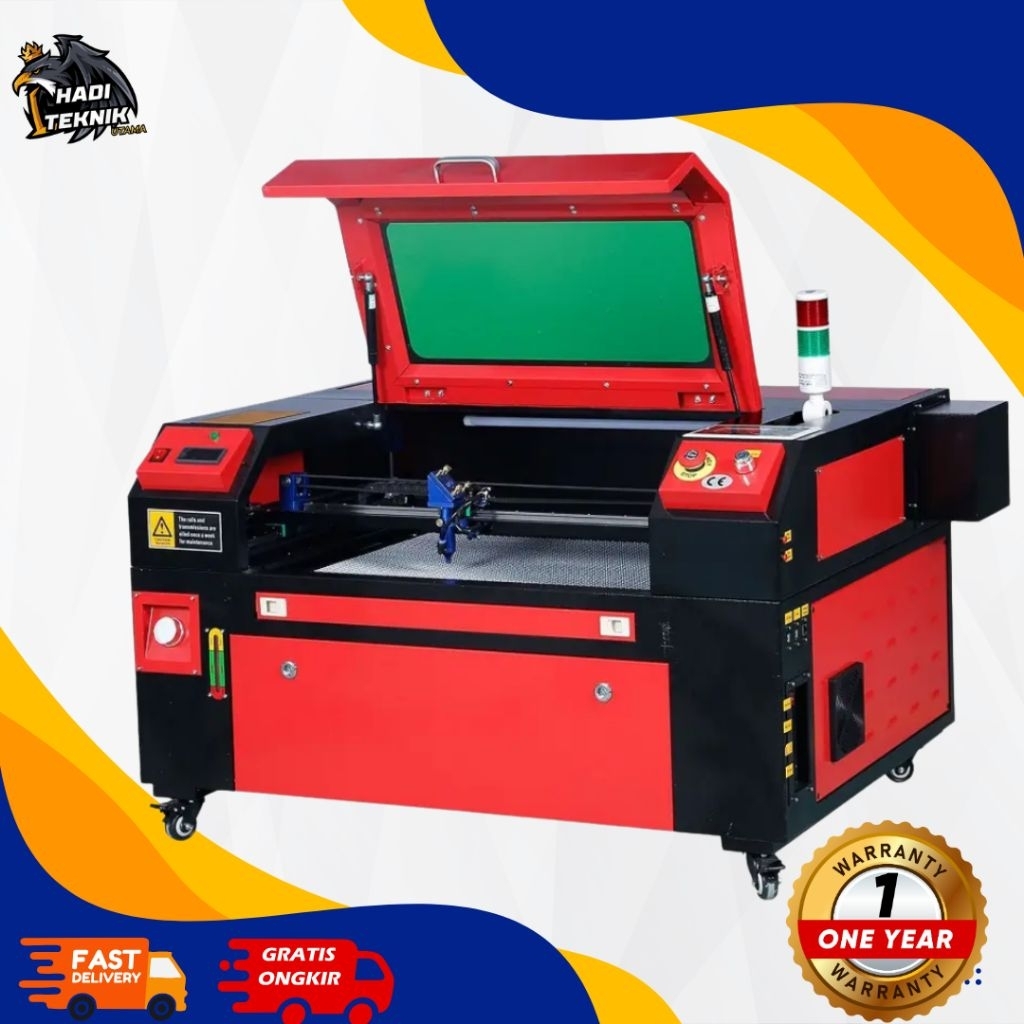 LASER CO2 6040+CHILLER PENDINGIN LASER POWER 100WATT LASER KHUSUS AKRILIK PLASTIK KAYU ACRYLIC