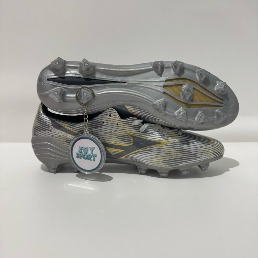 Sepatubola Mizuno alfha 2 Silver