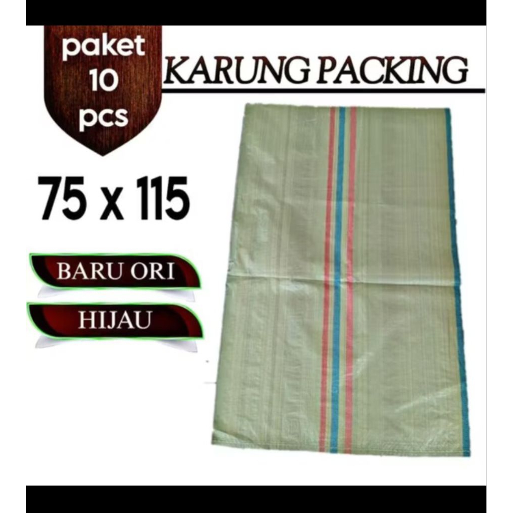 Karung Plastik BARU ukuran 75×115 Kapasitas 100kg original 100% Tebal & TERMURAH | Karung Paket | Ka