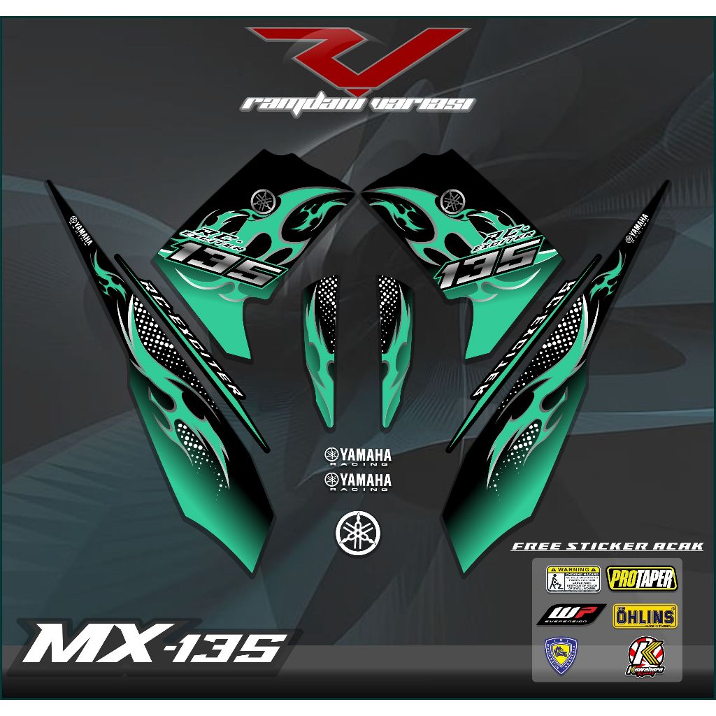 STRIPING JUPITER MX 135 LAMA/STIKER MX OLD/STRIPING MX LAMA 135